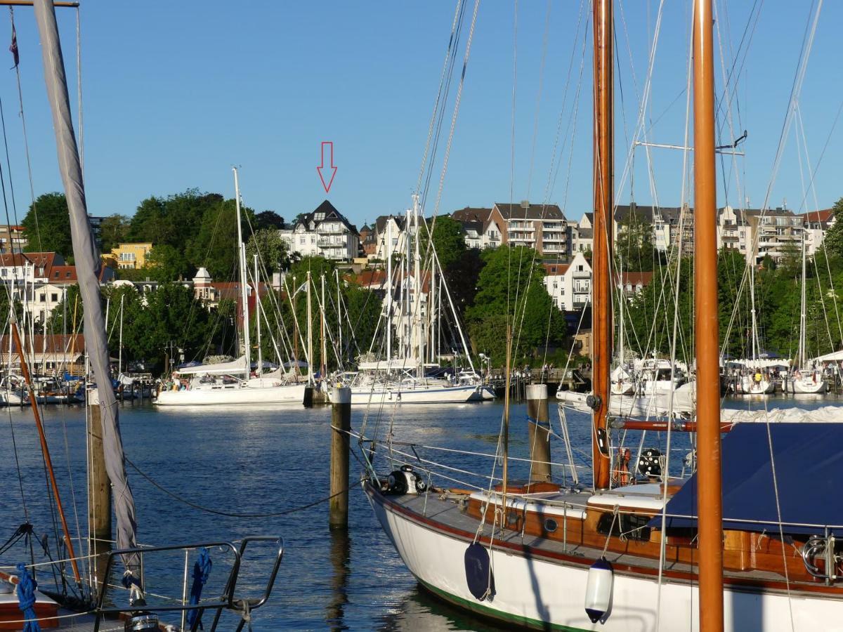 Stadtvilla Mit Hafenpanorama Flensburg Kültér fotó
