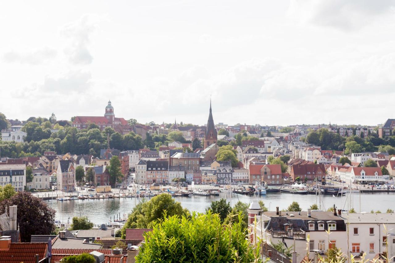 Stadtvilla Mit Hafenpanorama Flensburg Kültér fotó